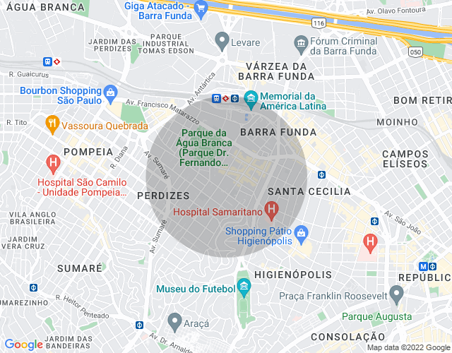 Imóvel no mapa
