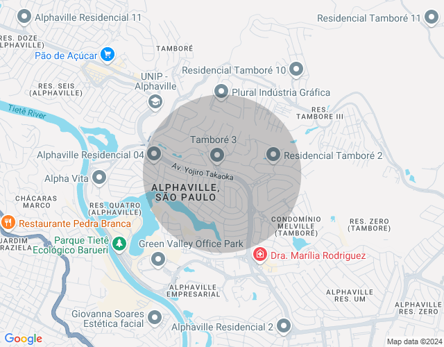 Imóvel no mapa
