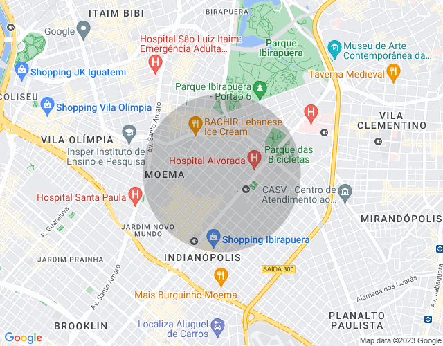 Imóvel no mapa