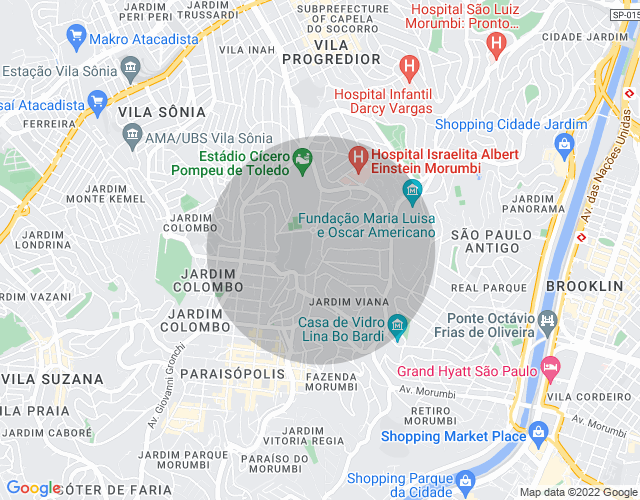 Imóvel no mapa