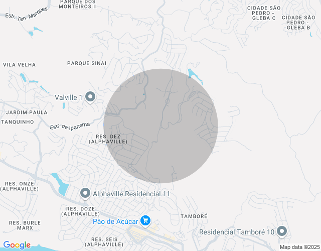 Imóvel no mapa