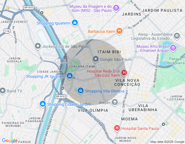 Imóvel no mapa