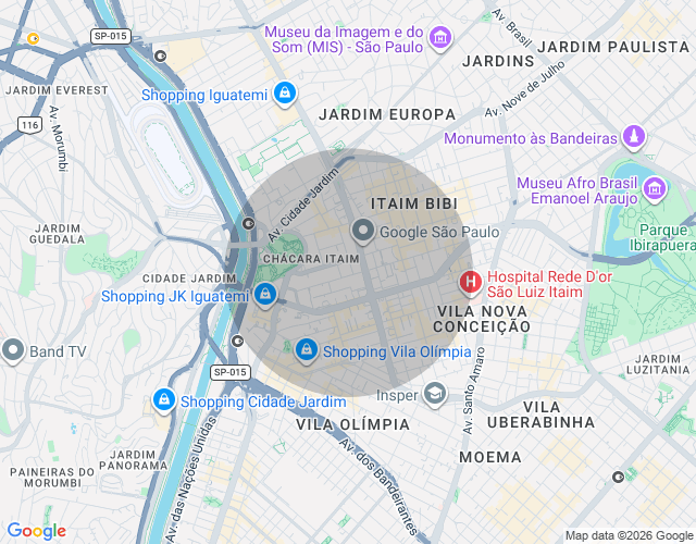 Imóvel no mapa