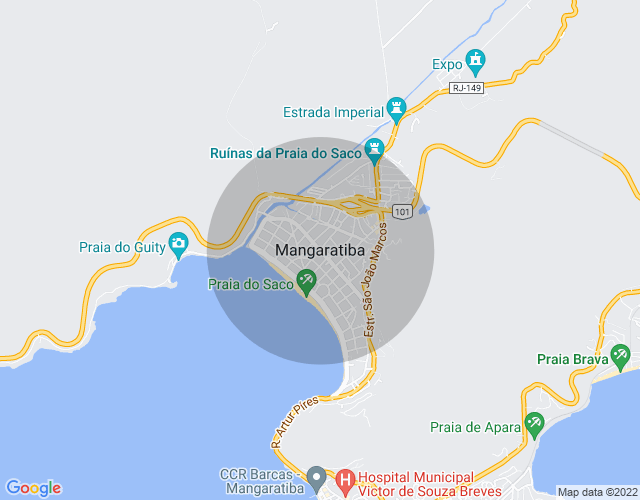 Imóvel no mapa