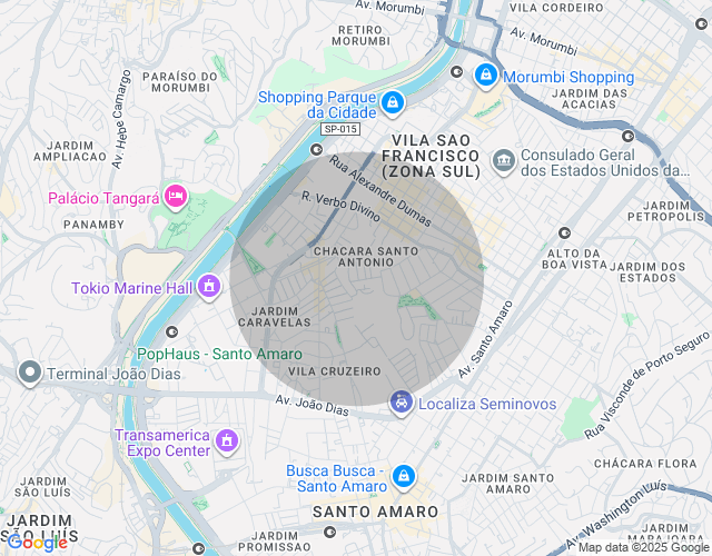 Imóvel no mapa