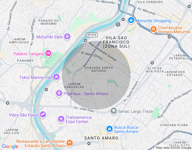 Imóvel no mapa
