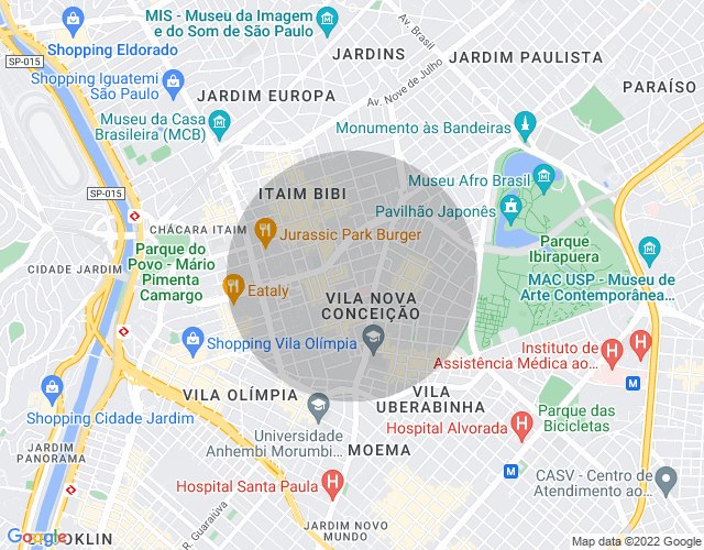 Imóvel no mapa