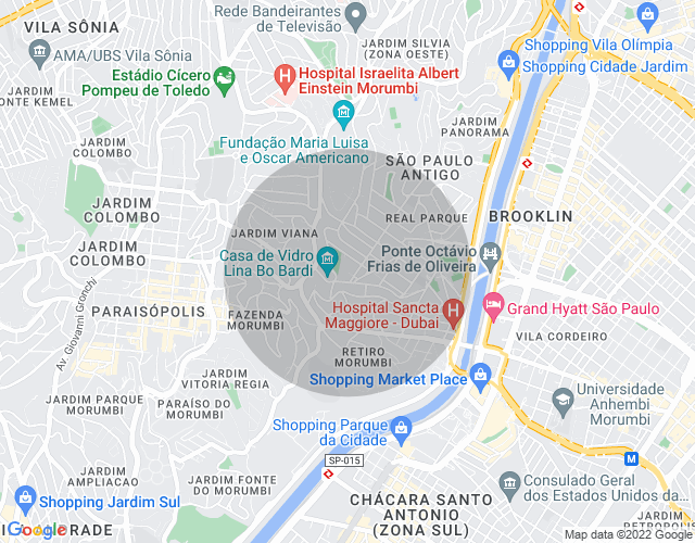 Imóvel no mapa