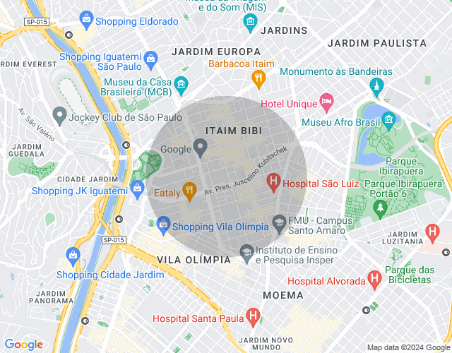 Imóvel no mapa