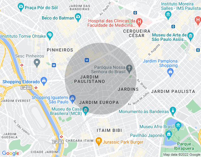 Imóvel no mapa