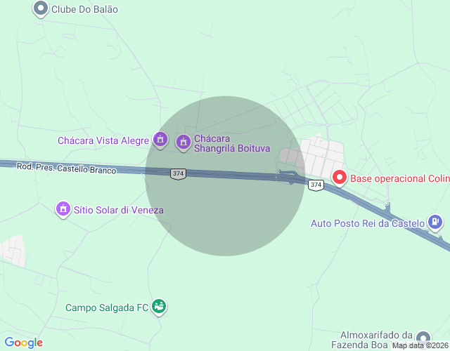 Imóvel no mapa