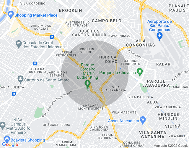 Imóvel no mapa