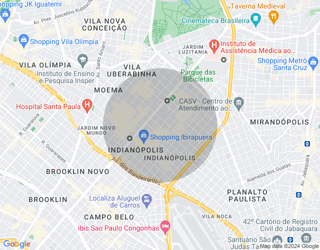 Imóvel no mapa