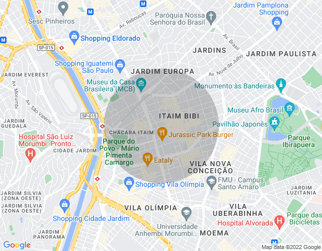 Imóvel no mapa