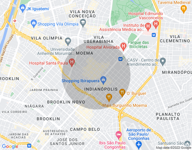 Imóvel no mapa