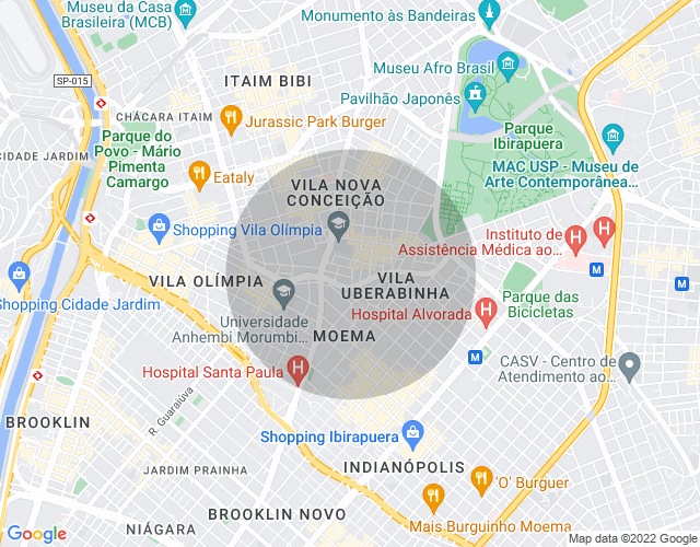 Imóvel no mapa
