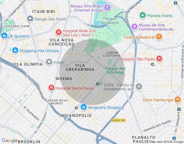 Imóvel no mapa