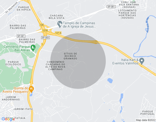 Imóvel no mapa