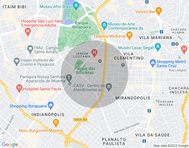 Imóvel no mapa