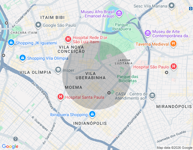 Imóvel no mapa