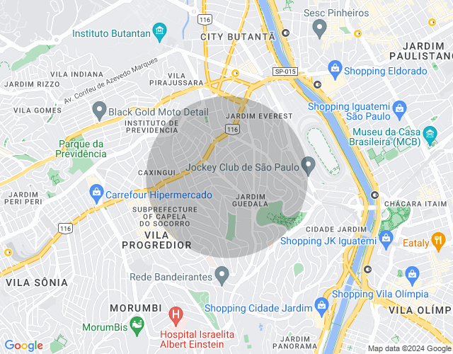 Imóvel no mapa