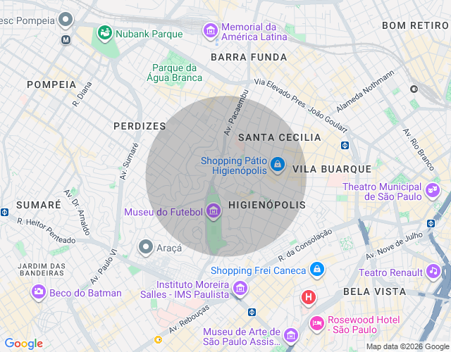 Imóvel no mapa