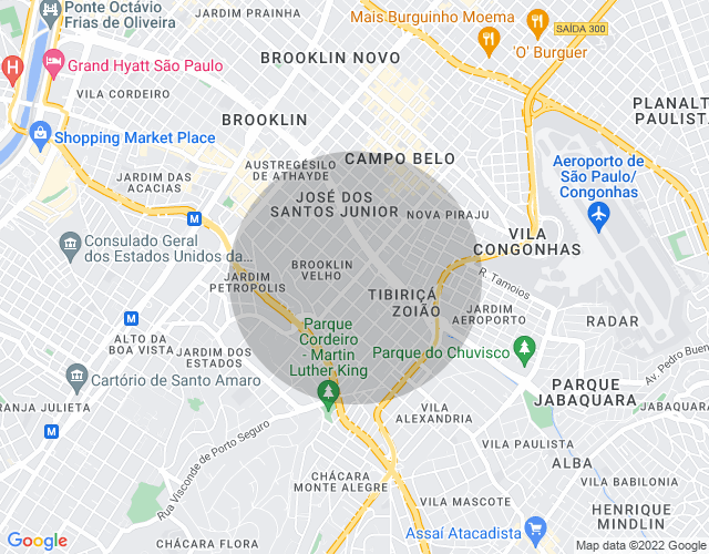 Imóvel no mapa