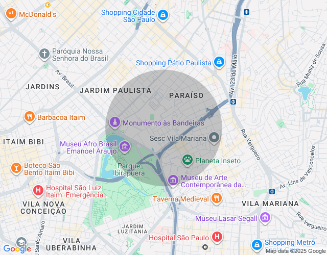Imóvel no mapa
