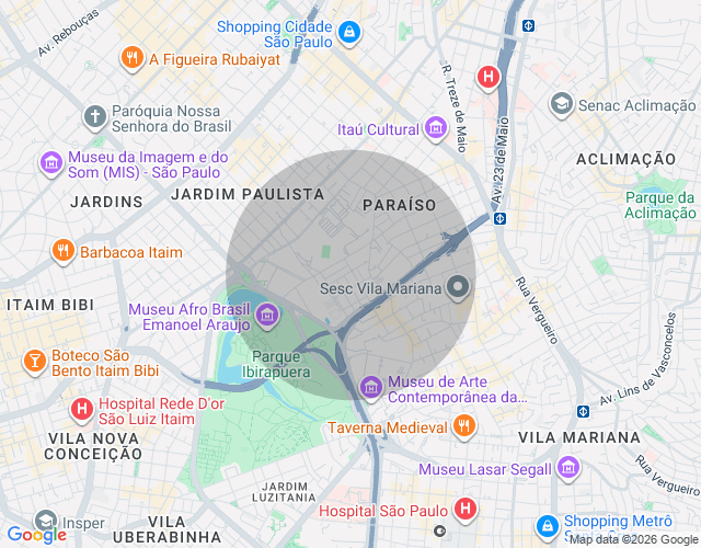 Imóvel no mapa