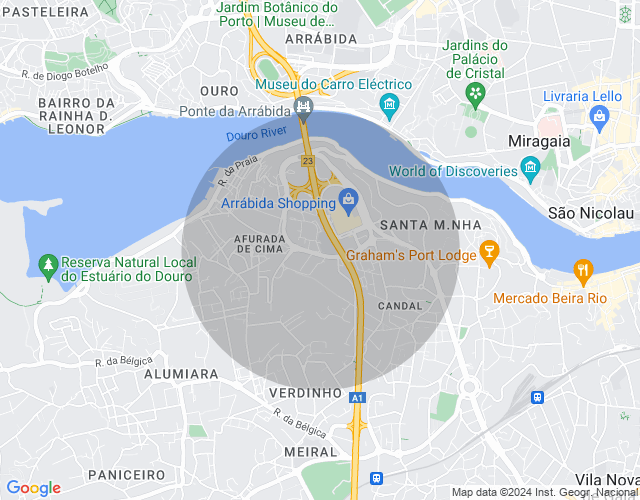 Imóvel no mapa