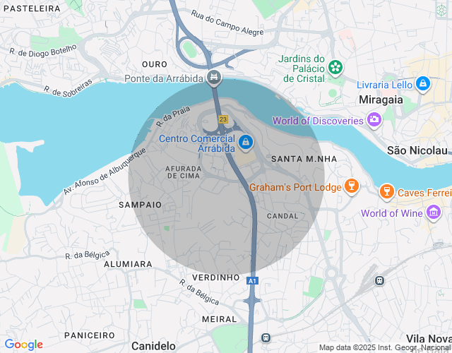 Imóvel no mapa