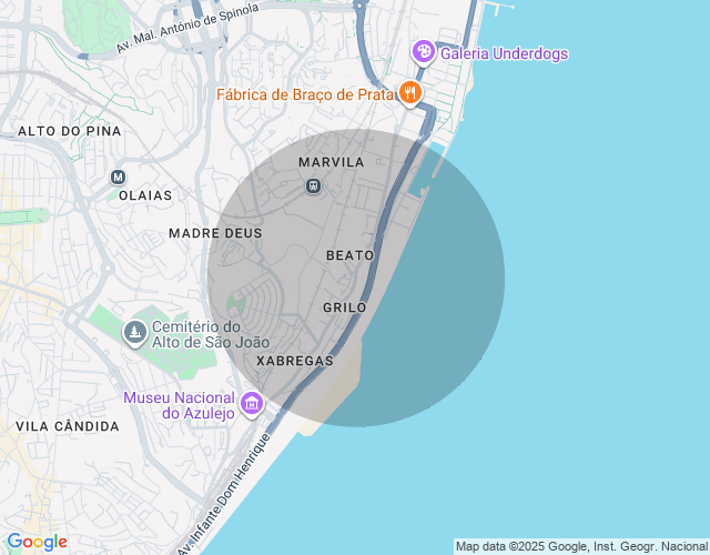 Imóvel no mapa