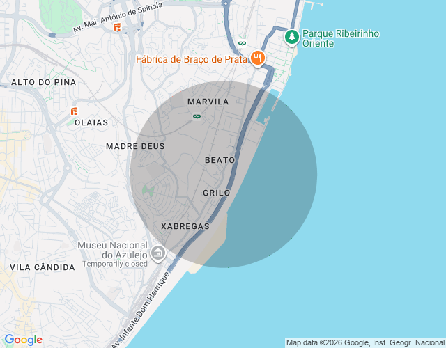 Imóvel no mapa