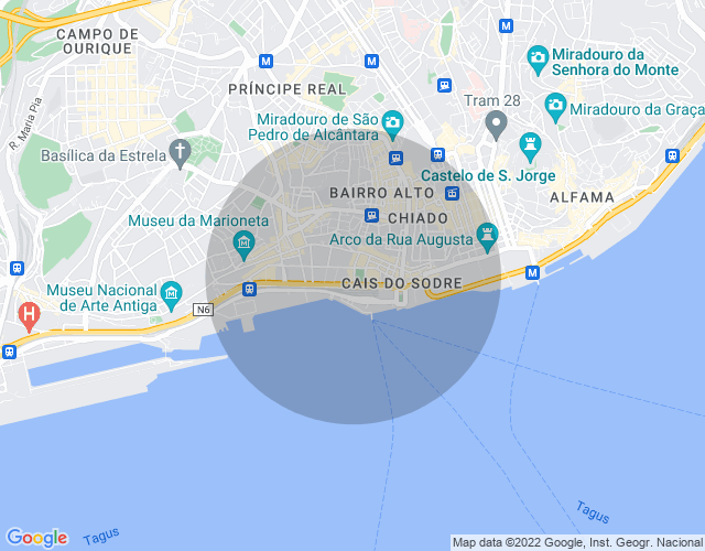 Imóvel no mapa