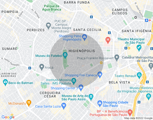 Imóvel no mapa