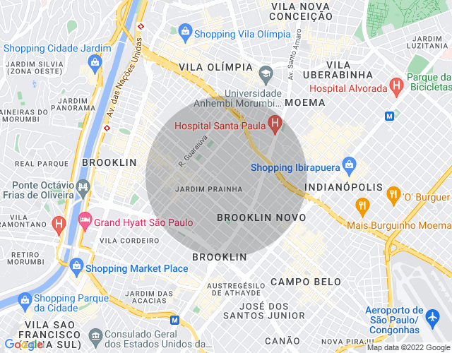 Imóvel no mapa