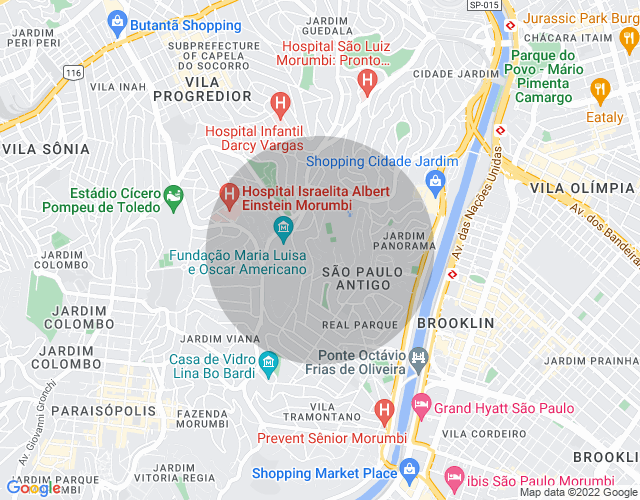 Imóvel no mapa