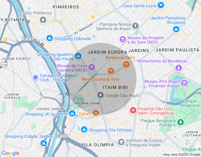 Imóvel no mapa