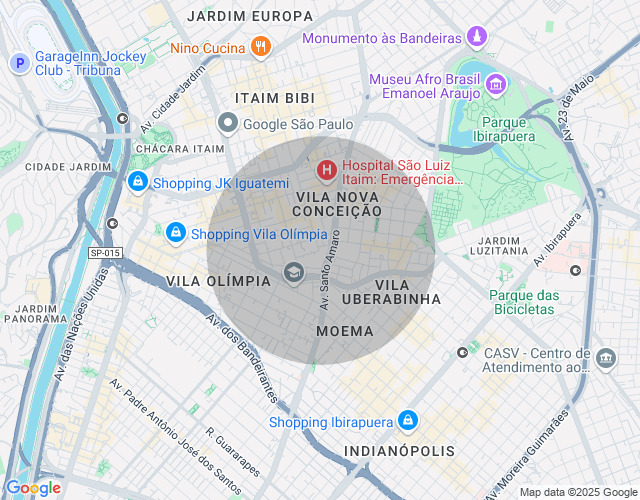 Imóvel no mapa