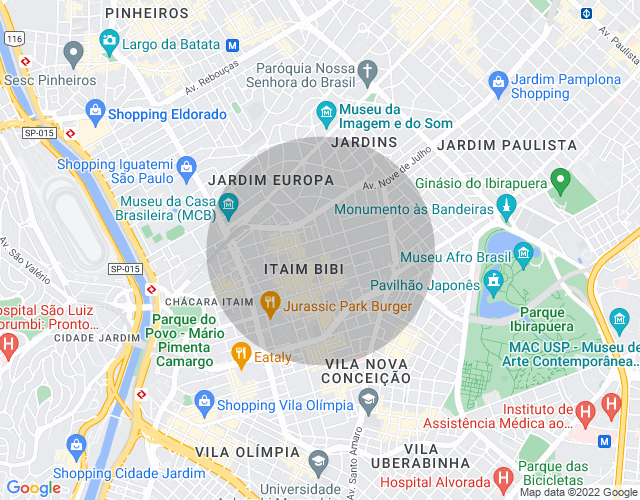 Imóvel no mapa