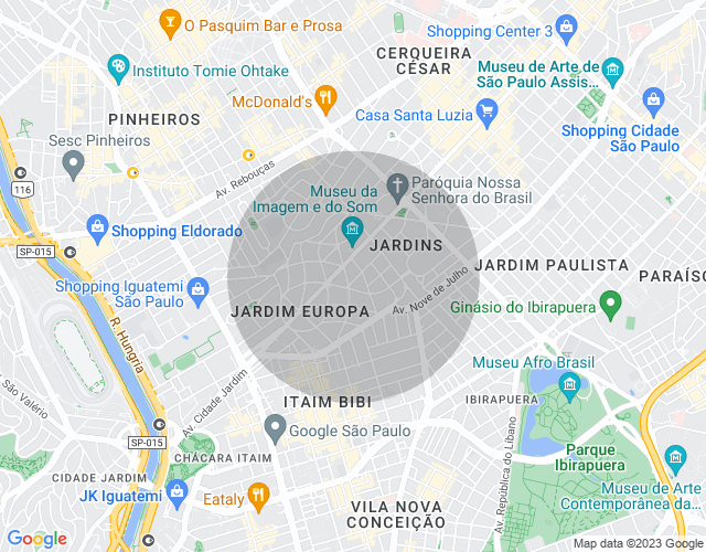 Imóvel no mapa