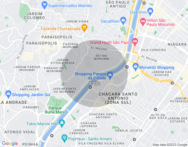 Imóvel no mapa