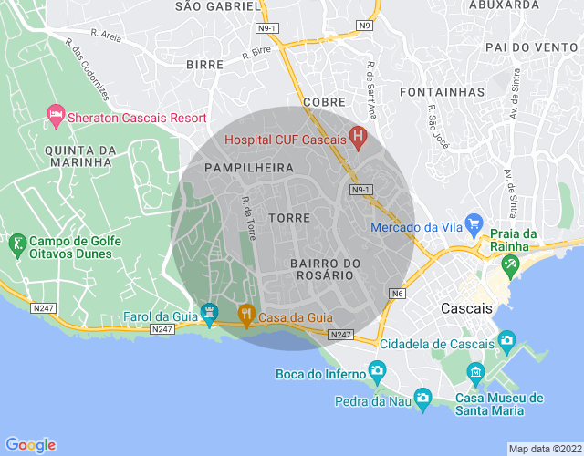Imóvel no mapa