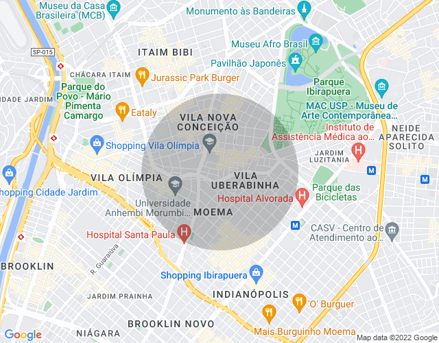 Imóvel no mapa