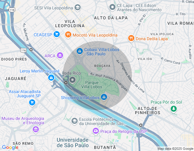 Imóvel no mapa