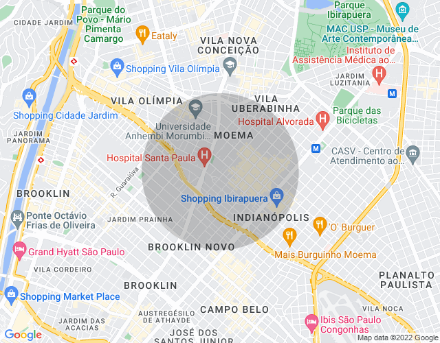 Imóvel no mapa