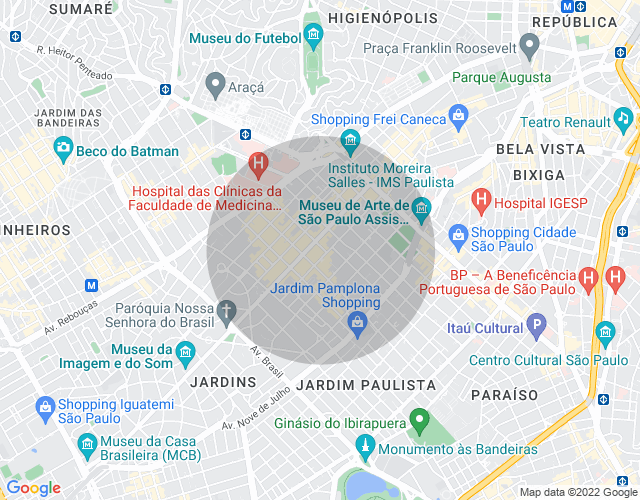 Imóvel no mapa
