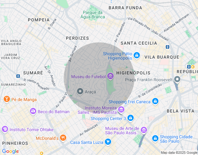 Imóvel no mapa