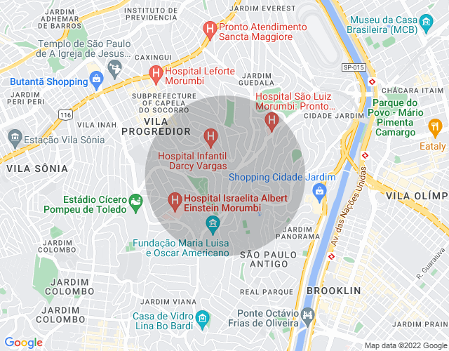 Imóvel no mapa