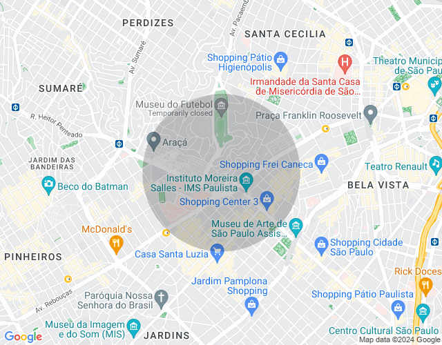 Imóvel no mapa